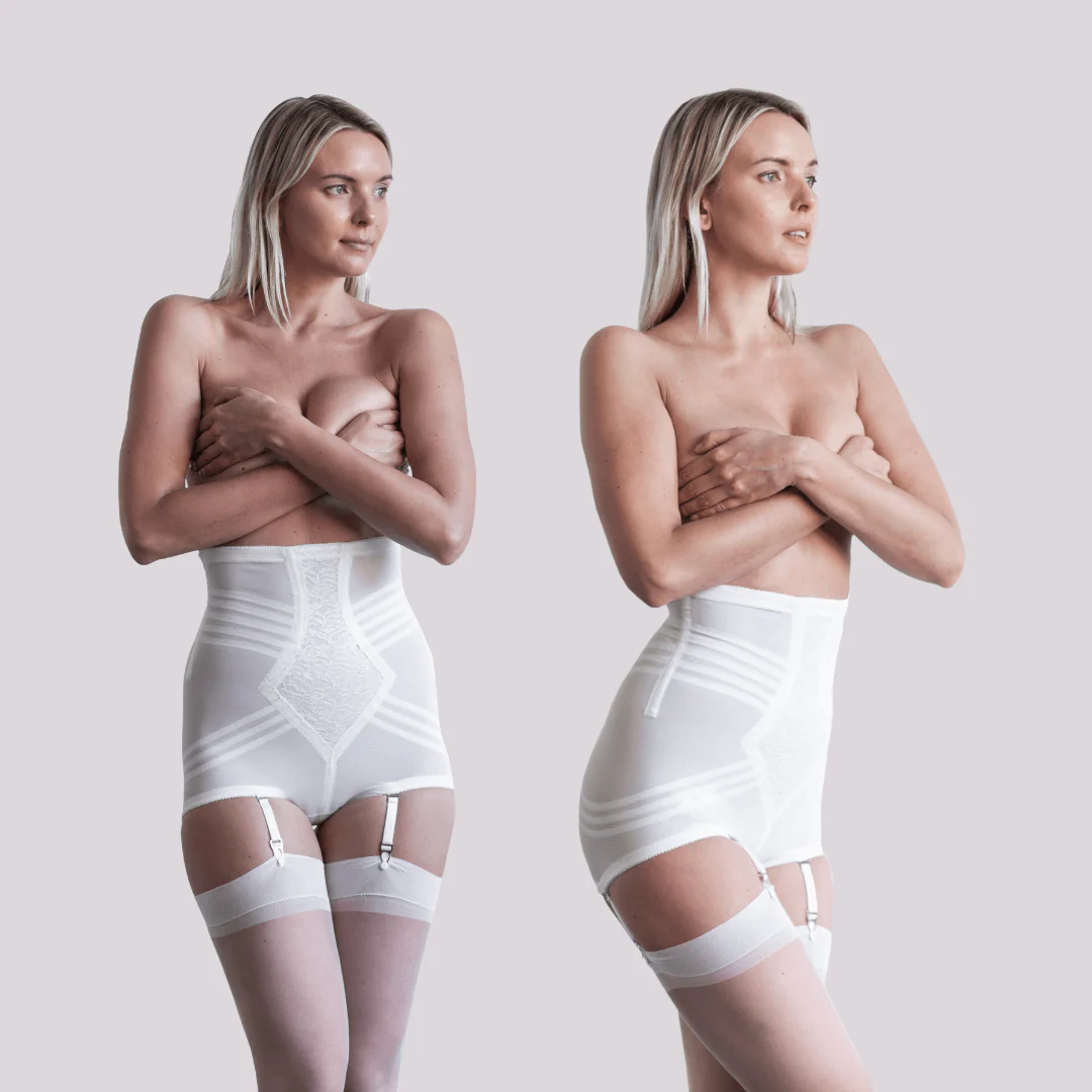 High Waist Panty Girdle with Detachable Garters, Firm Shaping | Style 6109 - Image 6