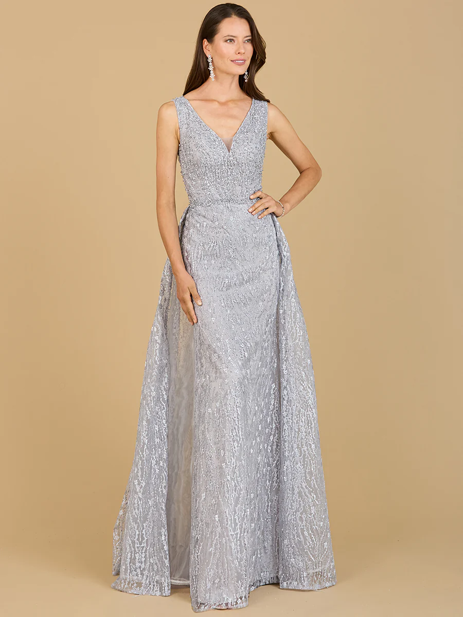 Lace Embroidered Overskirt Dress  - OUTLET - Image 5