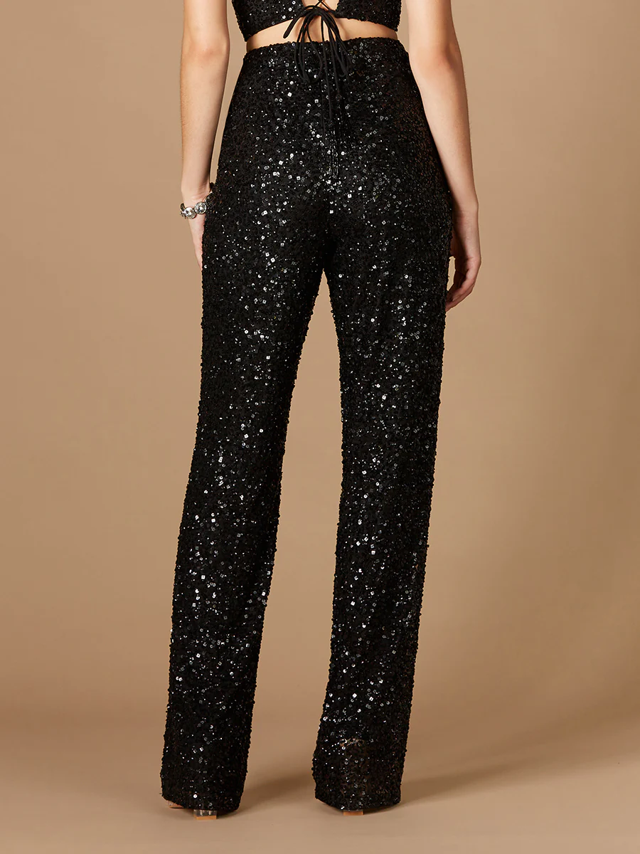 Beaded Pants with Pockets - Image 3
