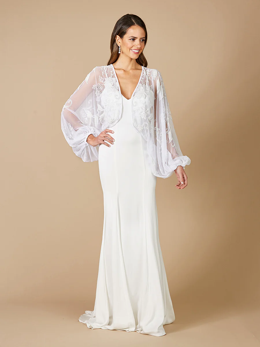 Gillian Beaded Bridal Jacket