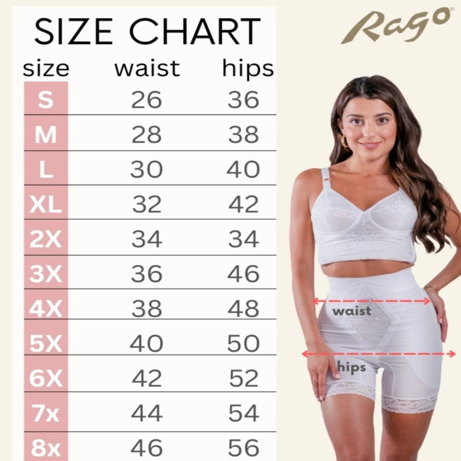 Style 6206 | High Waist Medium Control Thigh Slimmer | Memory Compression Fabric - Image 9