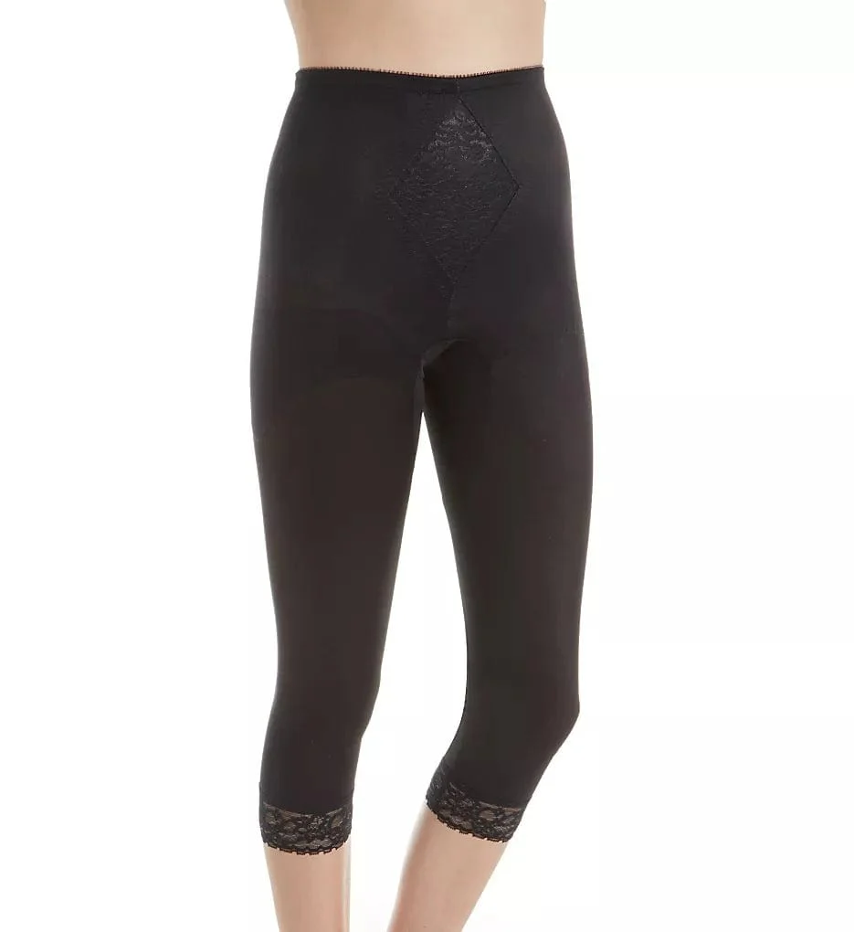 Style 6265 | Waistline Capri Pant Liner with Tummy Control Panel| Memory Compression Fabric | Medium Support - Image 8
