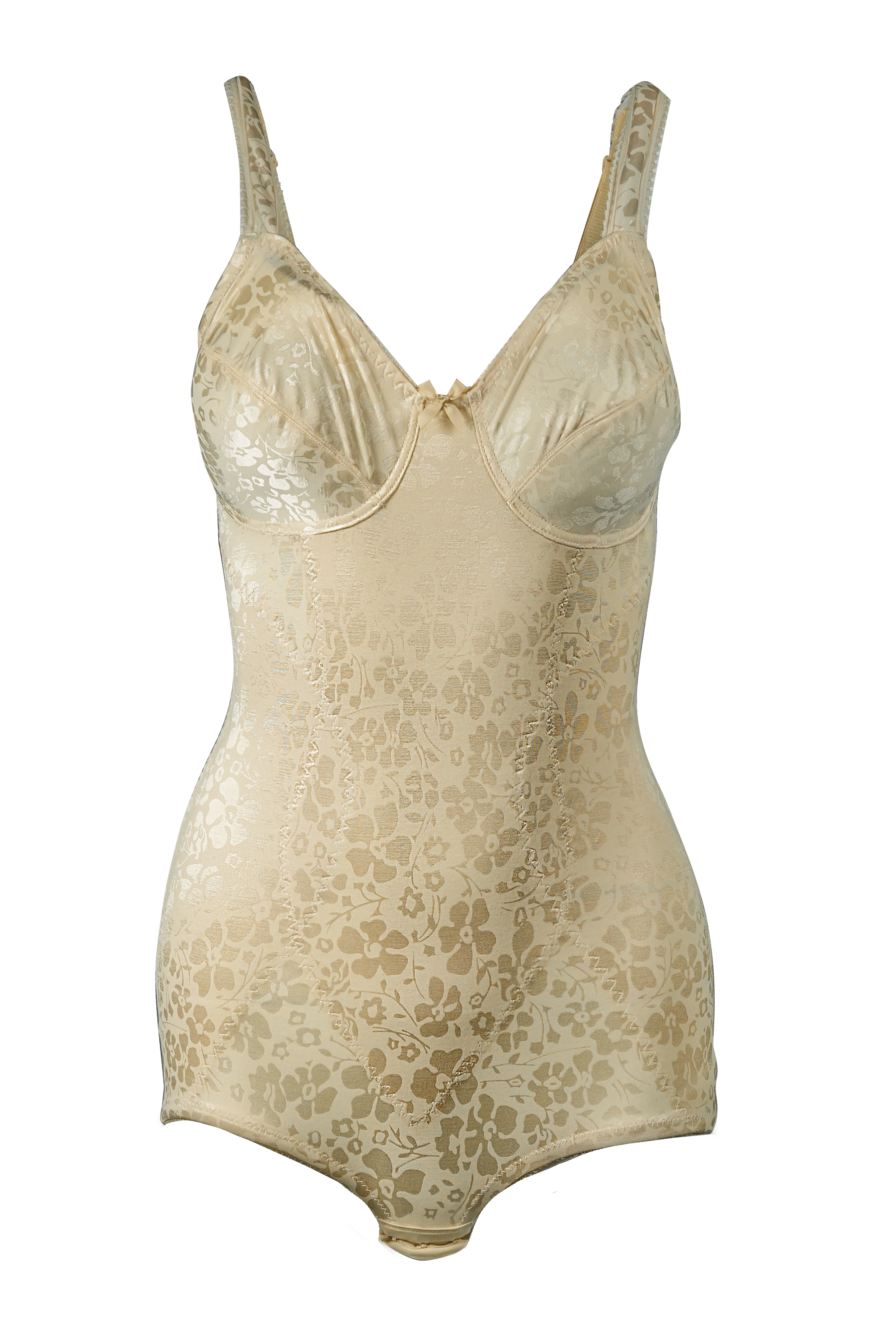 Soft Cup Printed Comfort Body Briefer - Style 8601 - Image 2